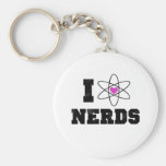 I love nerds keychain