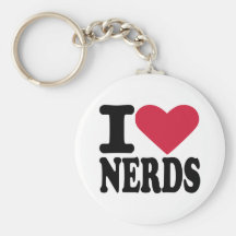 I love nerds keychain