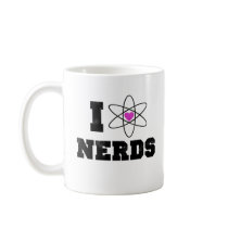 I love nerds coffee mug