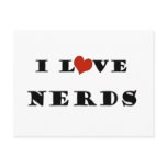 I Love Nerds Postcards