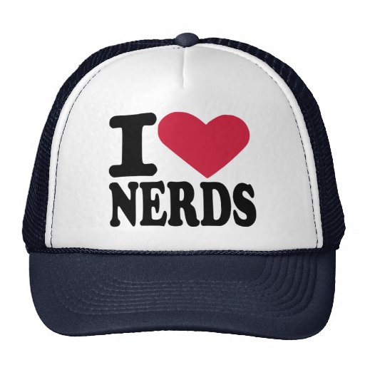 I love nerds trucker hats