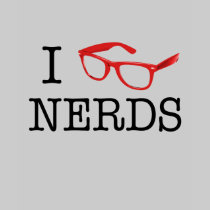 I Love Nerds t-shirts