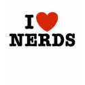 I Love Nerds t-shirts
