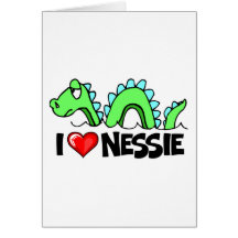 I Love Nessie Card
