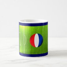 I Love Netherlands football soccer flag mug