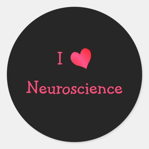 I Love Neuroscience Stickers