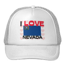 I Love Nevada Hats
