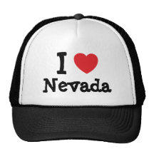 I love Nevada heart T-Shirt Trucker Hats