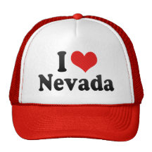 I Love  Nevada Mesh Hats
