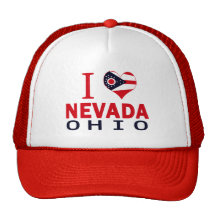 I love Nevada, Ohio Mesh Hat