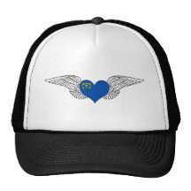 I Love Nevada -wings Mesh Hat
