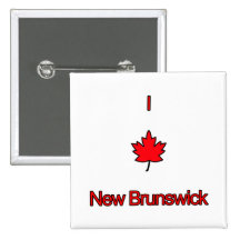 I Love New Brunswick Pin