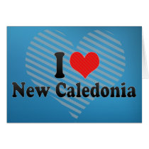 I Love New Caledonia Cards