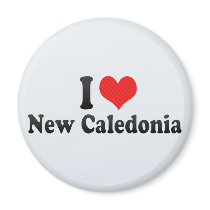 I Love New Caledonia Fridge Magnet