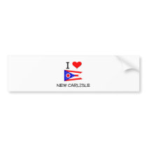 I Love New Carlisle Ohio Bumper Stickers