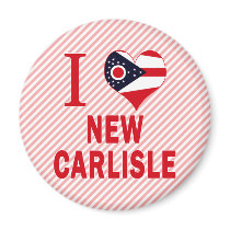 I love New Carlisle, Ohio Refrigerator Magnet