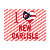 I love New Carlisle, Ohio Postcard