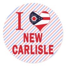 I love New Carlisle, Ohio Stickers