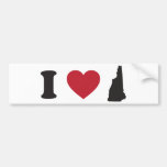 I Love New Hampshire Bumper Sticker