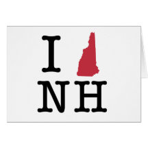 I Love New Hampshire Card