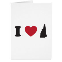 I Love New Hampshire Cards
