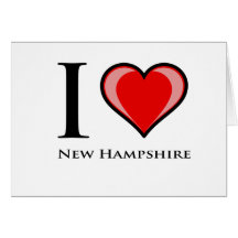 I Love New Hampshire Cards