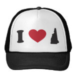 I Love New Hampshire hats