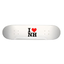 I Love New Hampshire Skate Deck