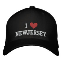 I LOVE NEW JERSEY BASEBALL CAP