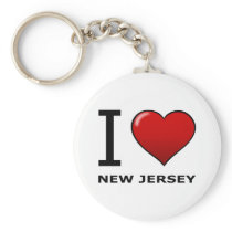 I LOVE NEW JERSEY KEYCHAIN