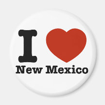 I Love New Mexico Fridge Magnets