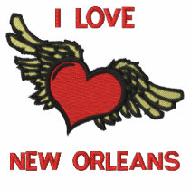 I LOVE NEW ORLEANS Embroidered Tshirt