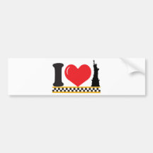 I Love New York Bumper Stickers