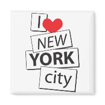 I Love New York City Magnets