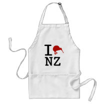 I Love New Zealand Kiwi Apron