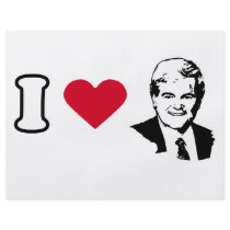 I Love Newt Gingrich Full Color Flyer