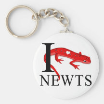I Love Newts Keychains