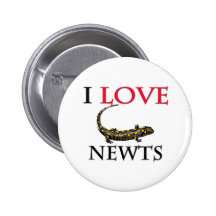 I Love Newts Pin