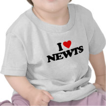 I LOVE NEWTS TSHIRTS