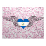 I Love Nicaragua -wings Post Card