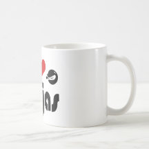 I Love Ninjas Coffee Mugs