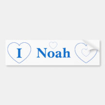 I Love Noah (BpS) Bumper Sticker
