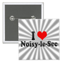I Love Noisy-le-Sec, France Pins
