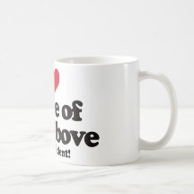 I Love None of the Above for President Mugs