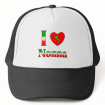 I Love Nonna (Italian Grandmother) Trucker Hats