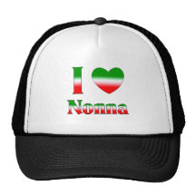 I Love Nonna (Italian Grandmother) Hat