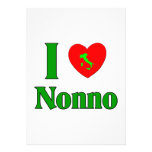 I Love Nonno (Italian Grandfather) Custom Invites