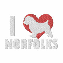 I Love Norfolks Embroidered Shirt (Long Sleeve)
