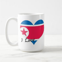 I love North Korea Mugs