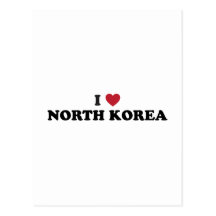 I Love North Korea Postcards